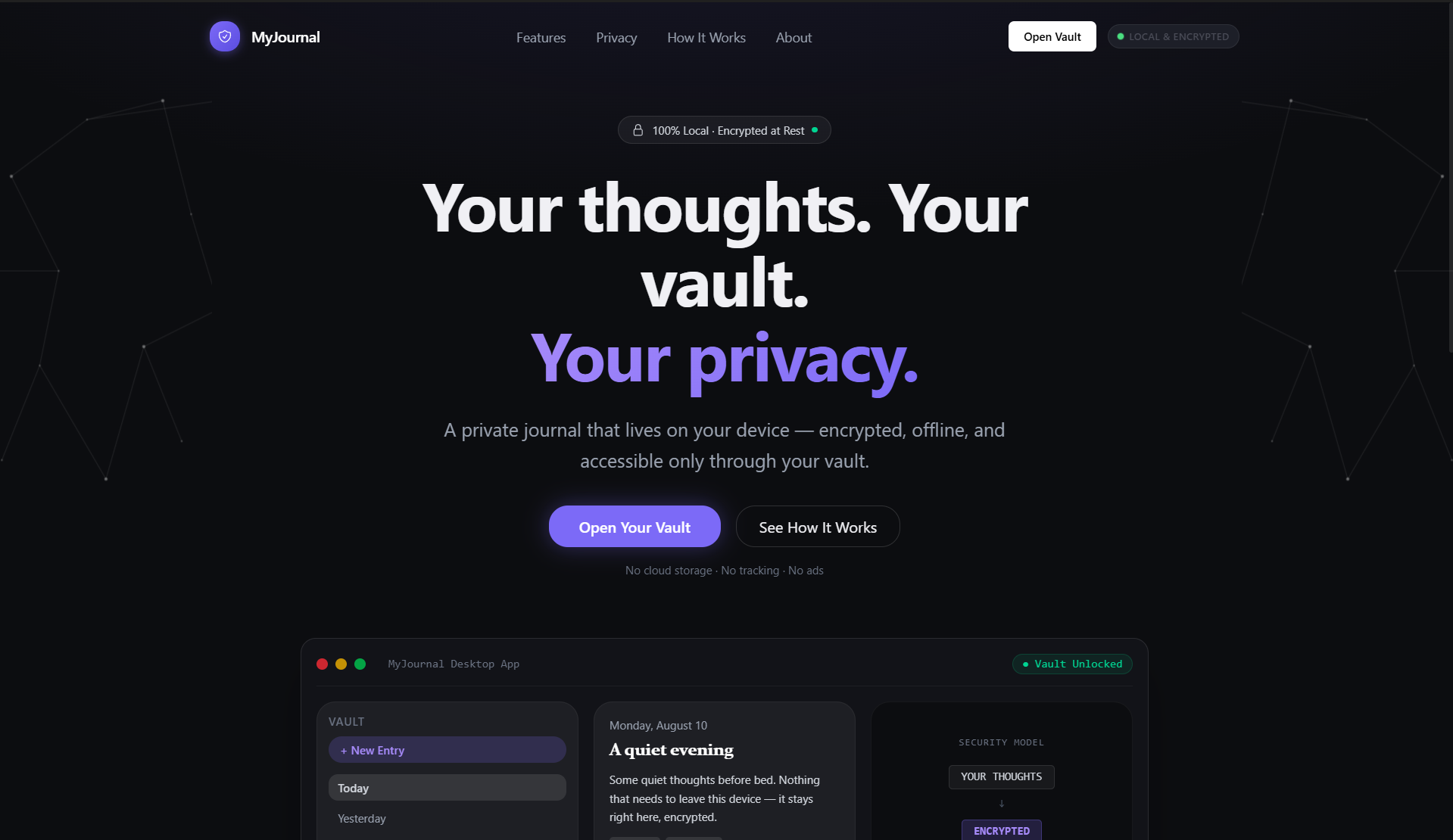 MyJournal screenshot